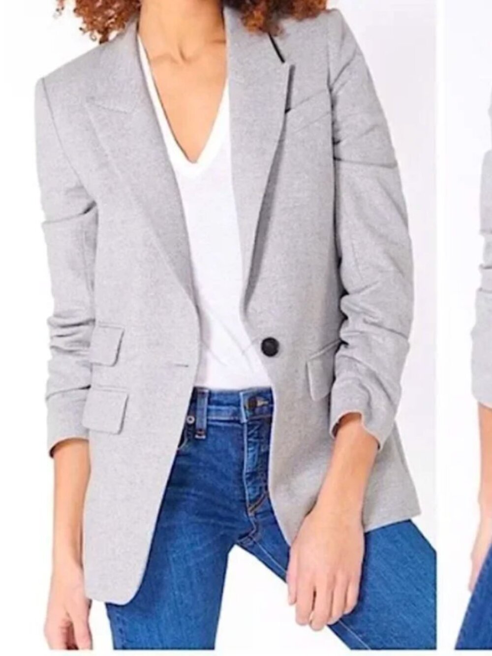 🤍 Veronica Beard Martel Dickey Blazer Size 00 + FREE Quince Dickey 🤩